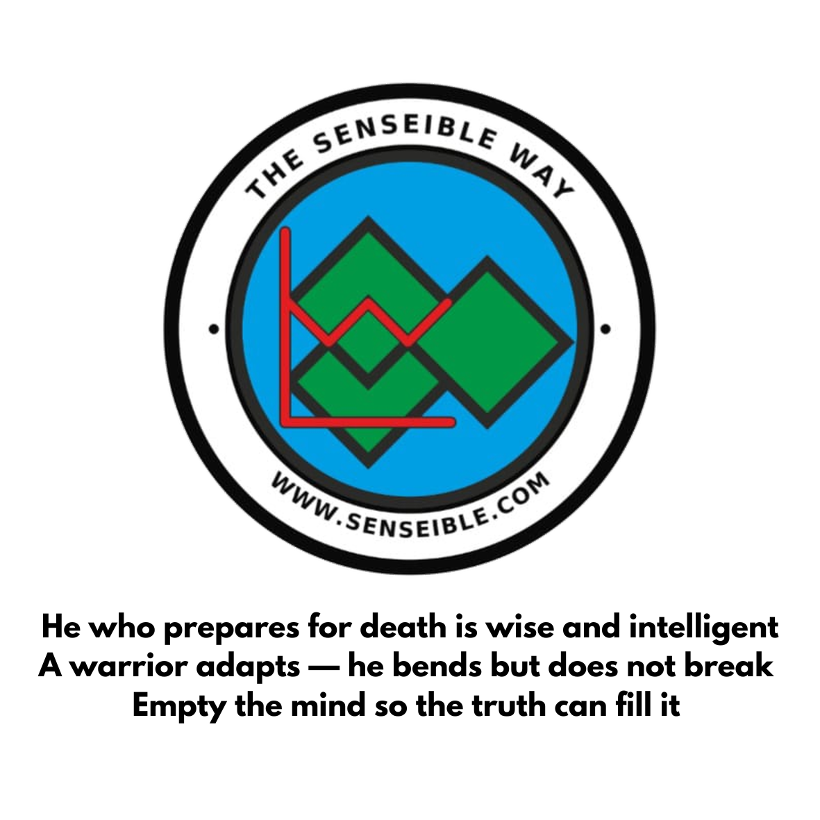 The Senseible Way Logo - Sticker