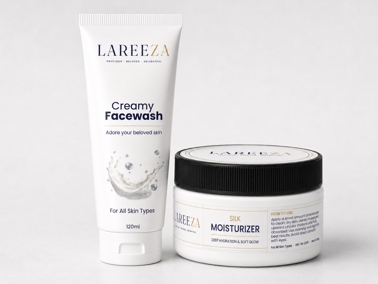 Bundle 2 Skincare - Silk moisturiser & facewash